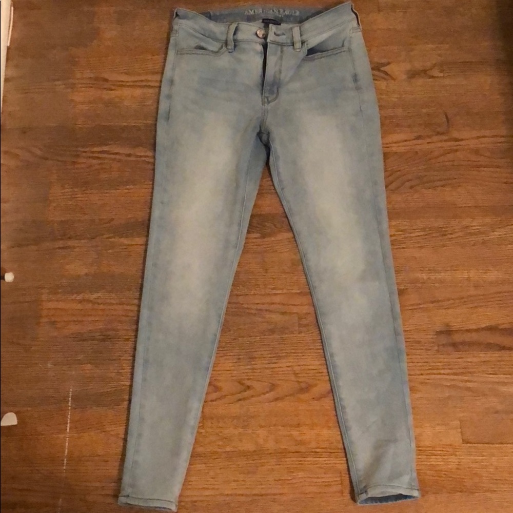 American Eagle Super Stretch Light Wash Jeans